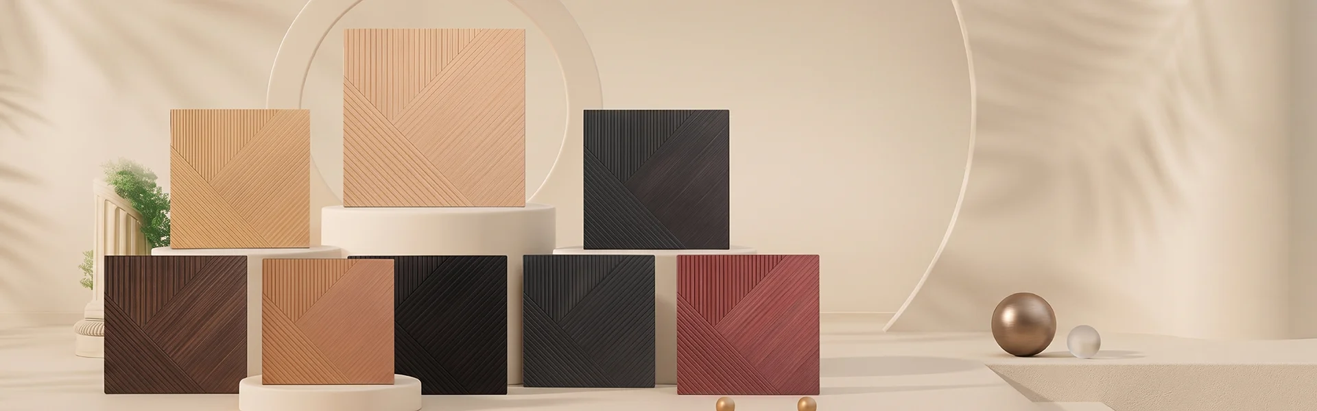 Pannello fonoassorbente stampato UV con substrato in poliestere