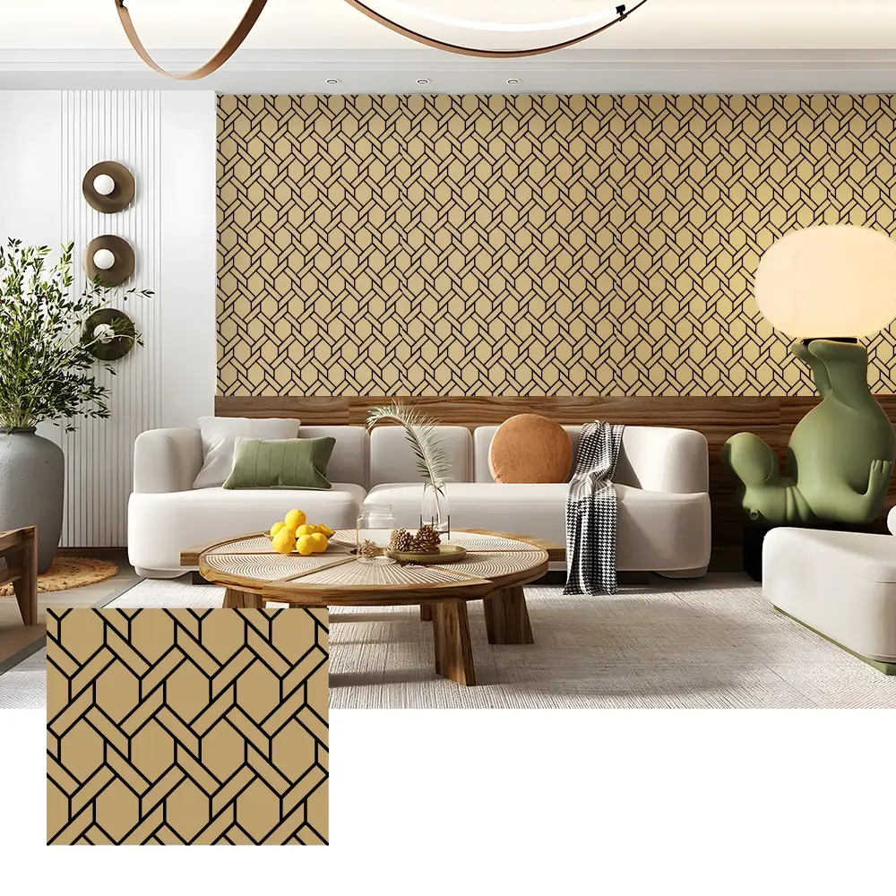 Pannelli murali acustici in legno impiallacciato per interni home theater