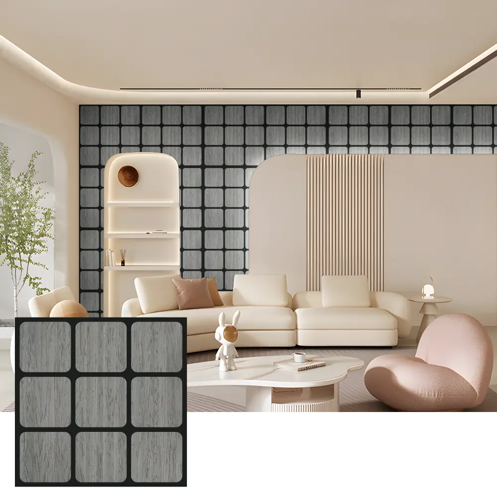 Pannelli acustici decorativi in legno per pareti interne