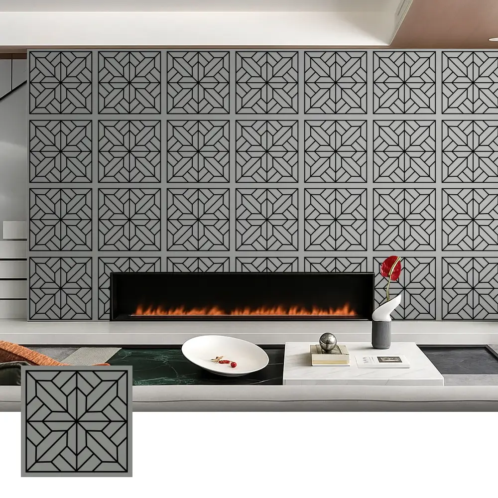 Pannelli acustici decorativi impiallacciati in legno per uso interno