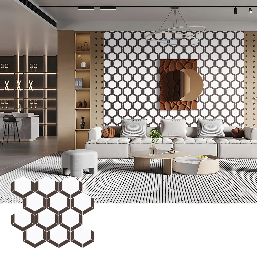 Pannelli acustici in feltro PET di facile installazione per la decorazione murale