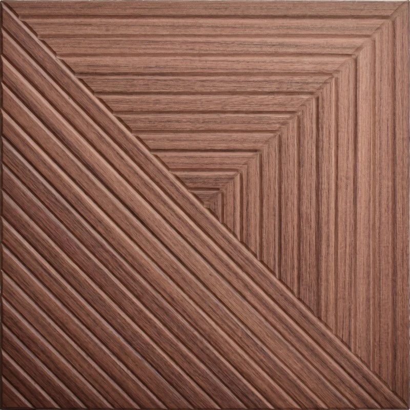 Pannello acustico in legno diagonale con cornice per residenza di lusso Wonear Pannello acustico in legno diagonale con cornice per residenza di lusso Wonear